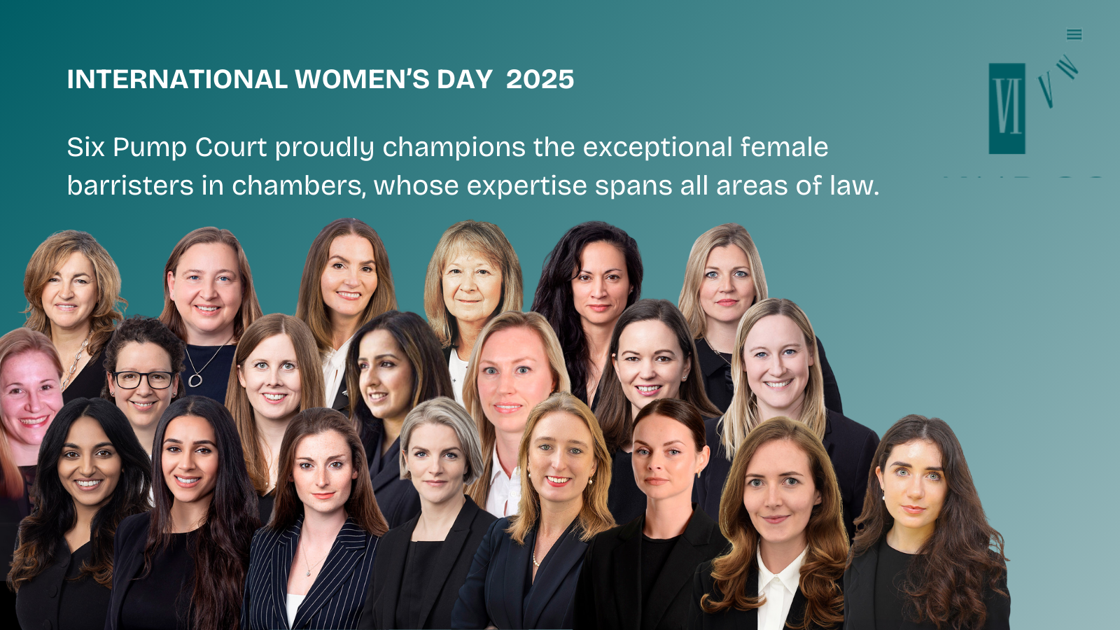 International Women's Day 2025 | Six Pump Court